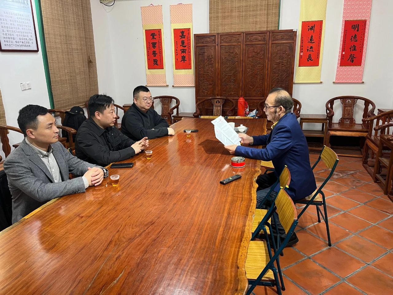 考神教育董事長李永飛赴廈門江夏堂開展文化交流活動